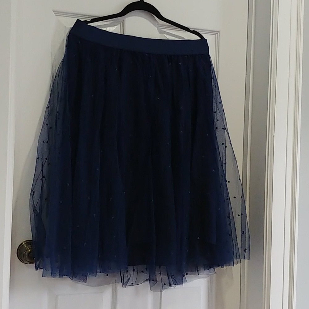 Torrid Tulle Skirt Sz.14 Navy Blue